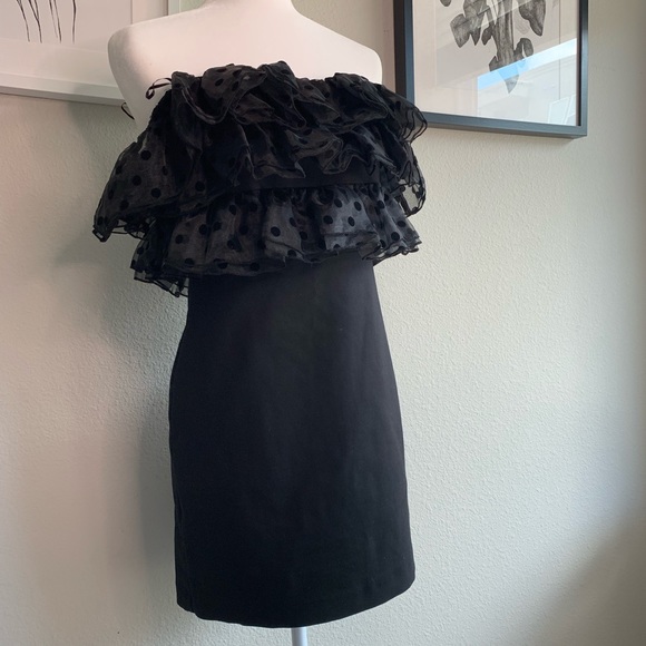 Zara Ruffled Mini Dress - Picture 1 of 7